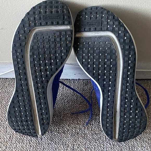 Nike Royal Blue and Orange Sneakers - Picture 2 of 4